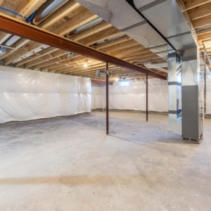 Unfinished Basement Space